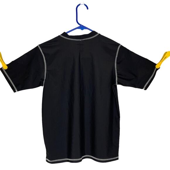 Gap NWT Kids Surf Rashguard Boardshirt Built in Sun Protection Black Size XL(12) - Picture 3 of 9